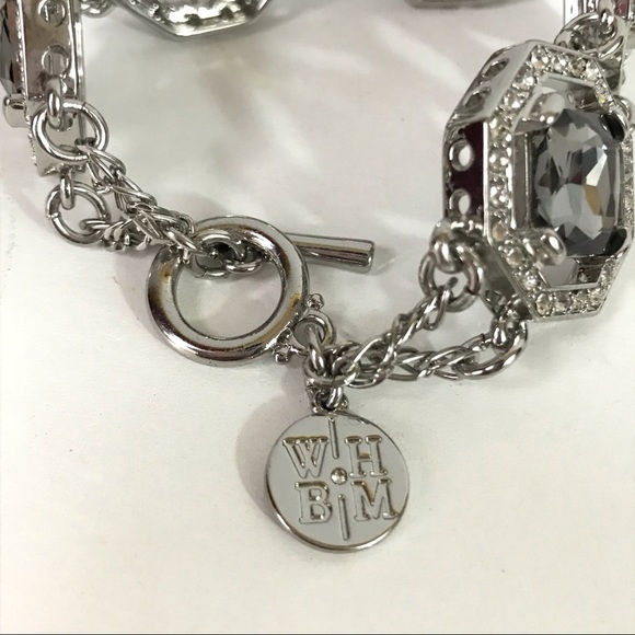 White House Black Market Rhinestone Bracelet - Picture 2 of 6